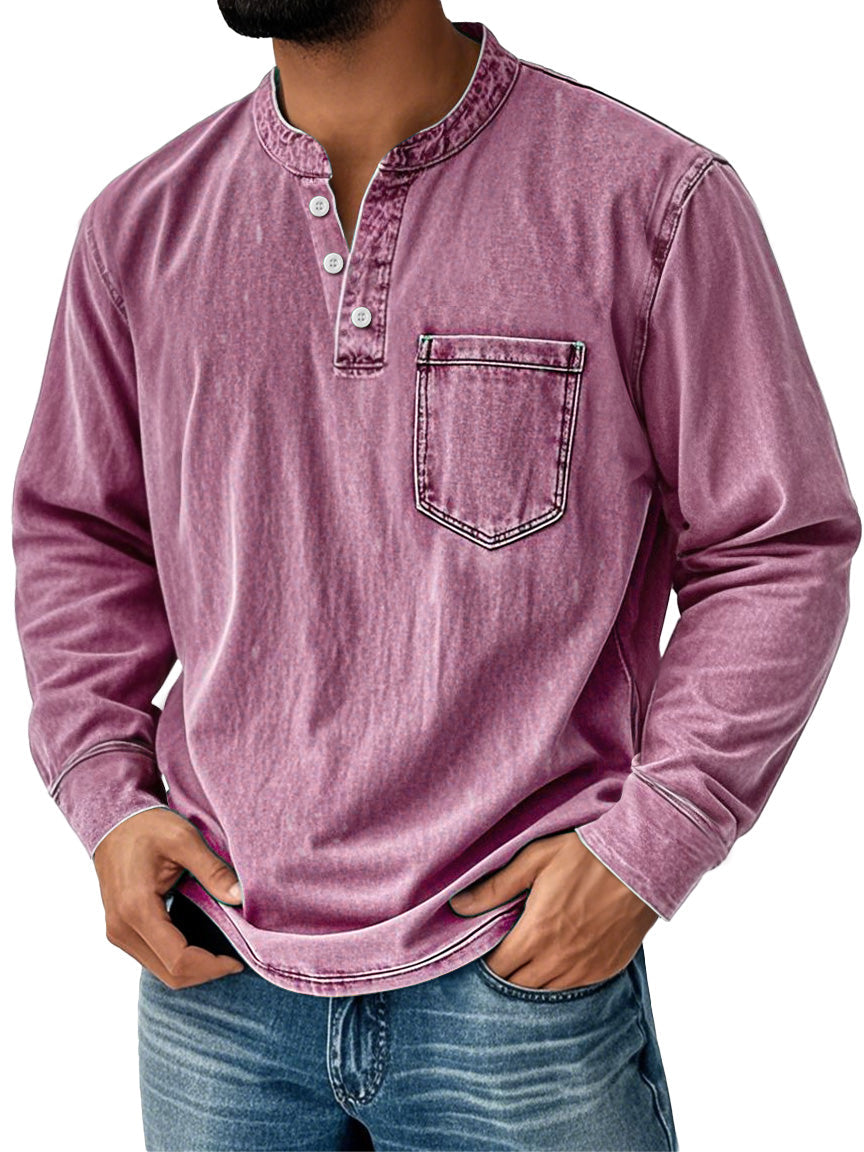 Levi™ I Lässiges Herren-Henley-Shirt mit Brusttasche