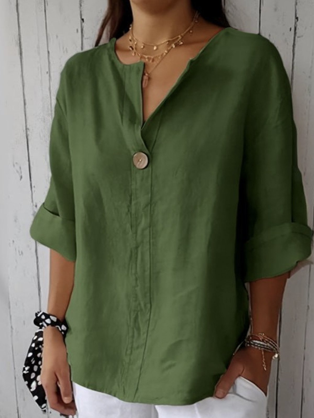 Jessa™ | Casual V-halsblouse