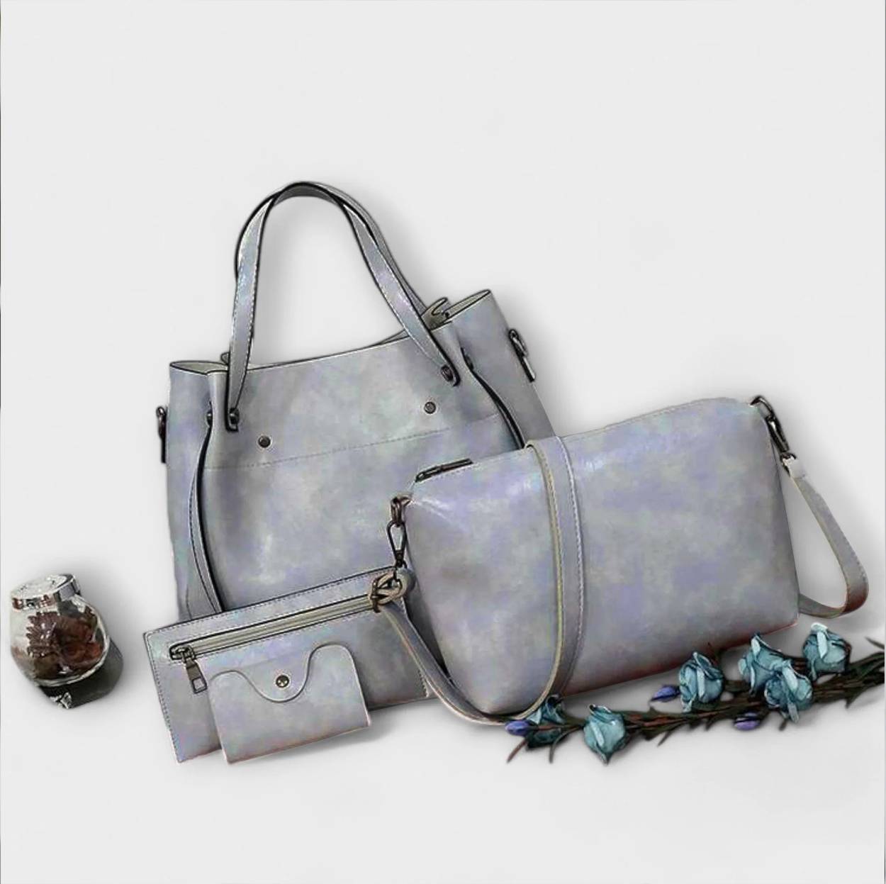 4-teiliger Vintage-Taschen-Set
