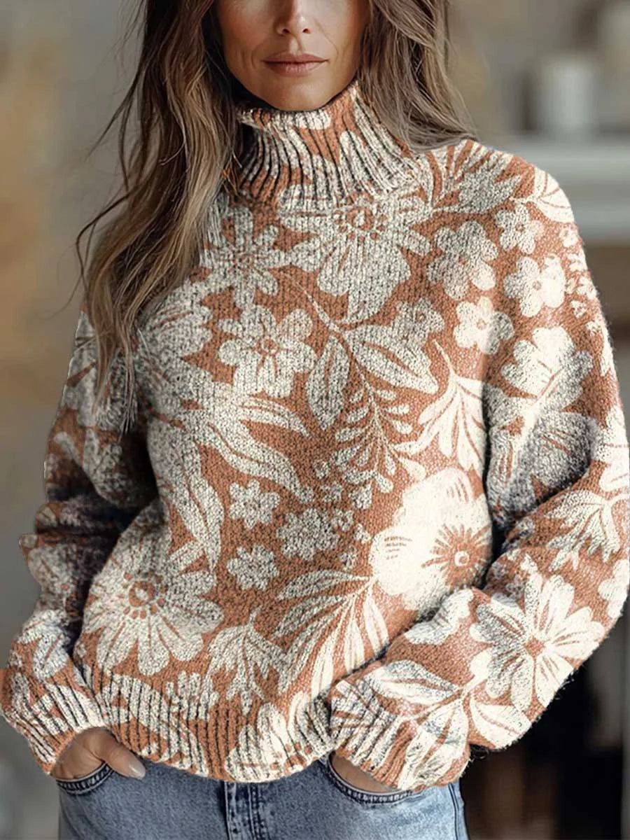Briala – Autumn Glow Rolkraag Trui