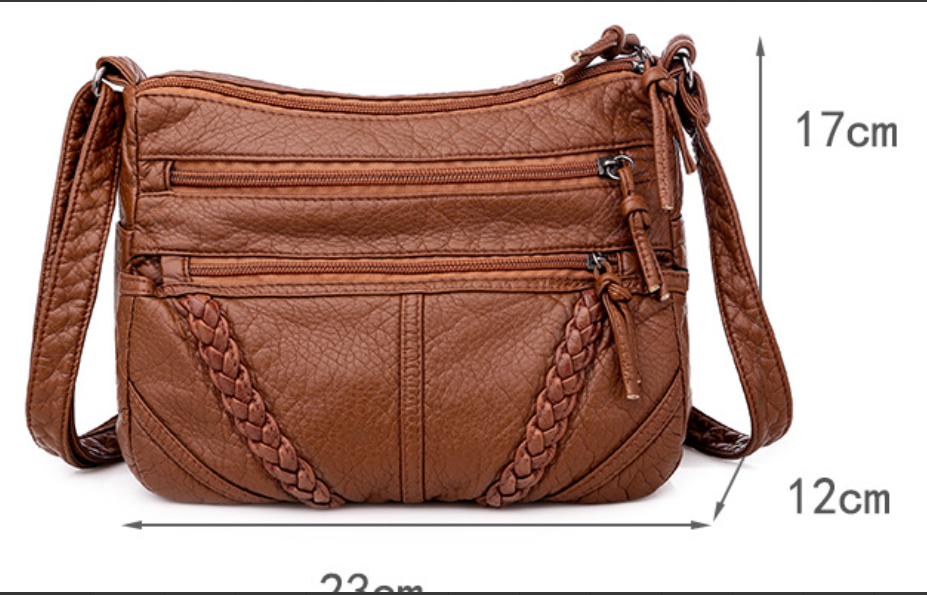 Sofie - Zachte leren handtas