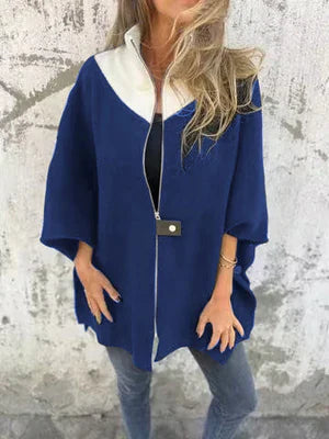 Corana - Stehkragenjacke mit halbem Reißverschluss