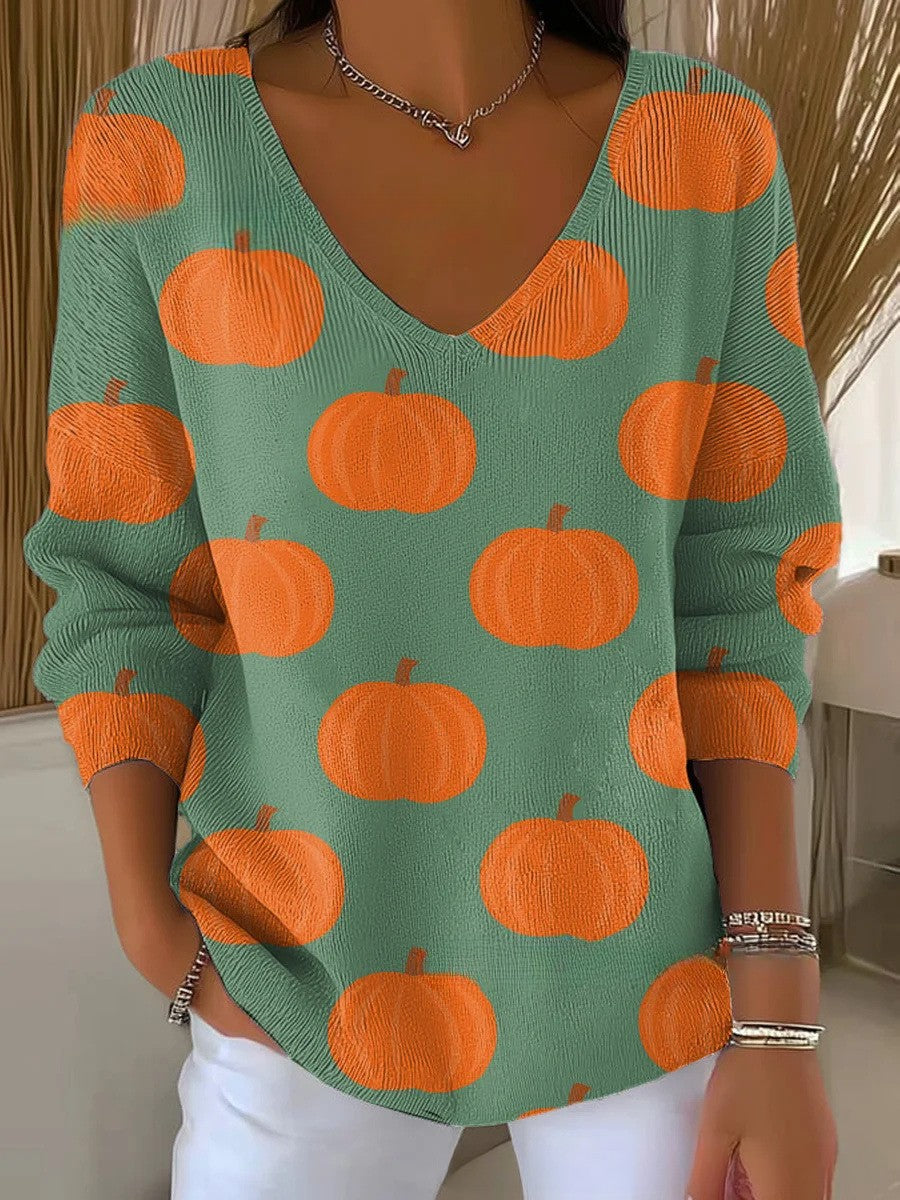 LUCIE | Strickpullover mit V-Ausschnitt
