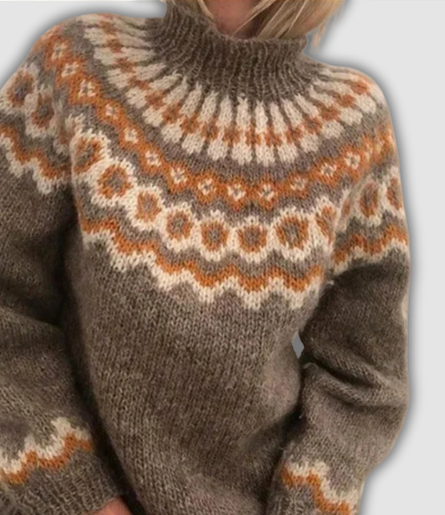 Violette | Eleganter Pullover mit Rollkragen