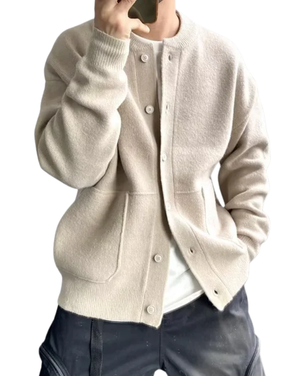 Casual button-down jacket