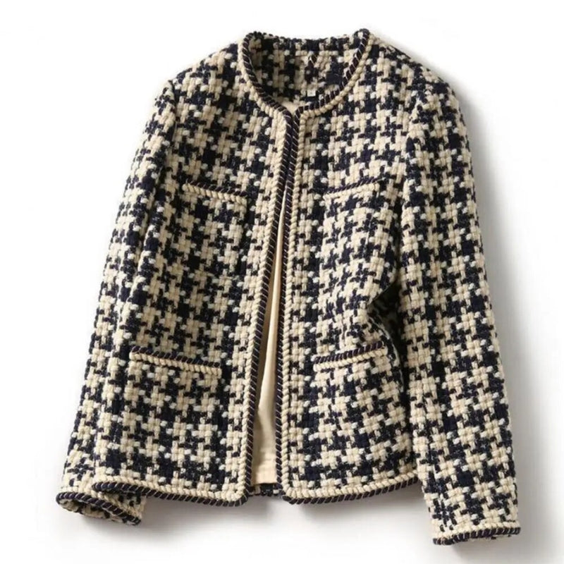 Victoria gebreid tweed jasje