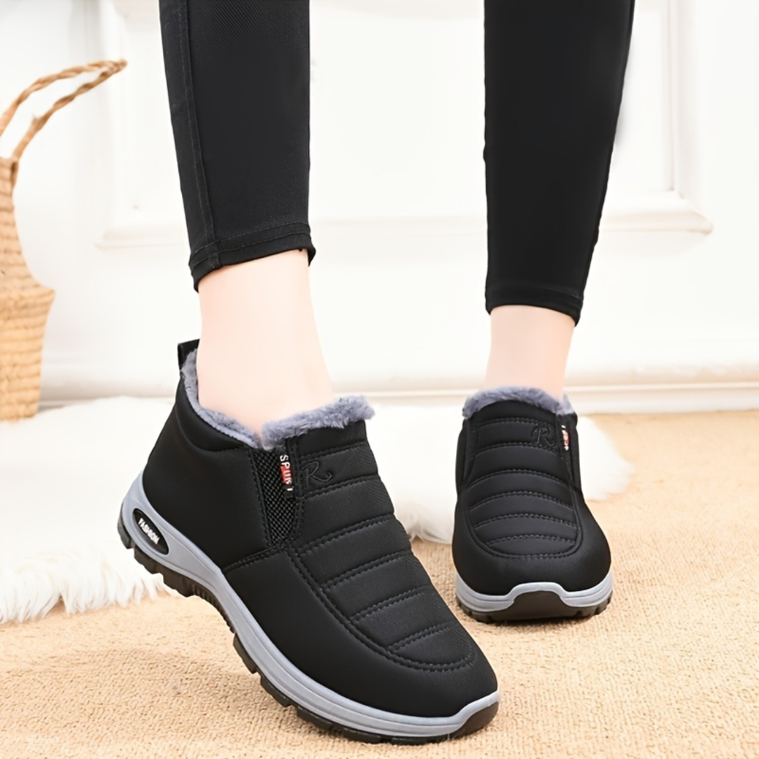Victoria | Warme & Gemütliche Winter-Slip-On-Stiefel