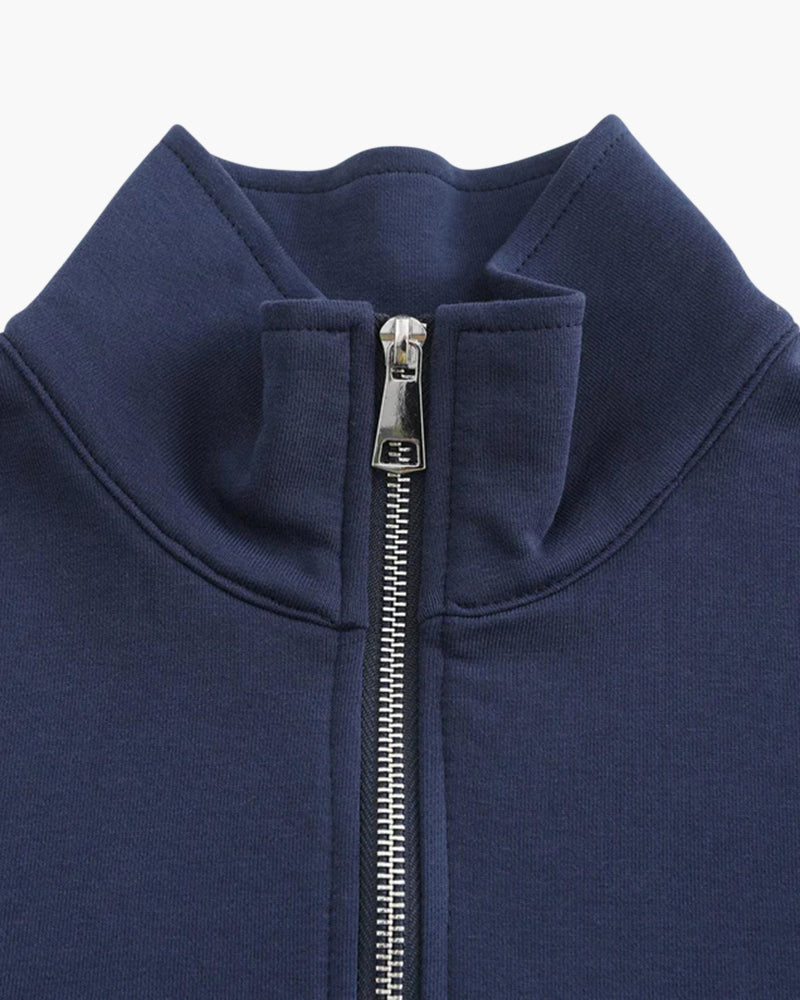 Reißverschluss-Pullover