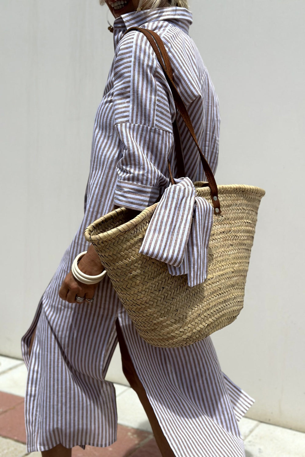 Lauren – Striped Everyday Shirt Dress