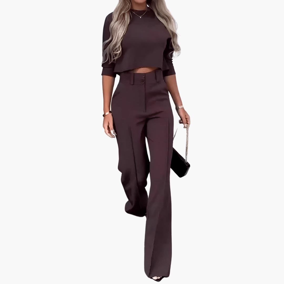 Cleo | Elegante Croptop Set voor Dames