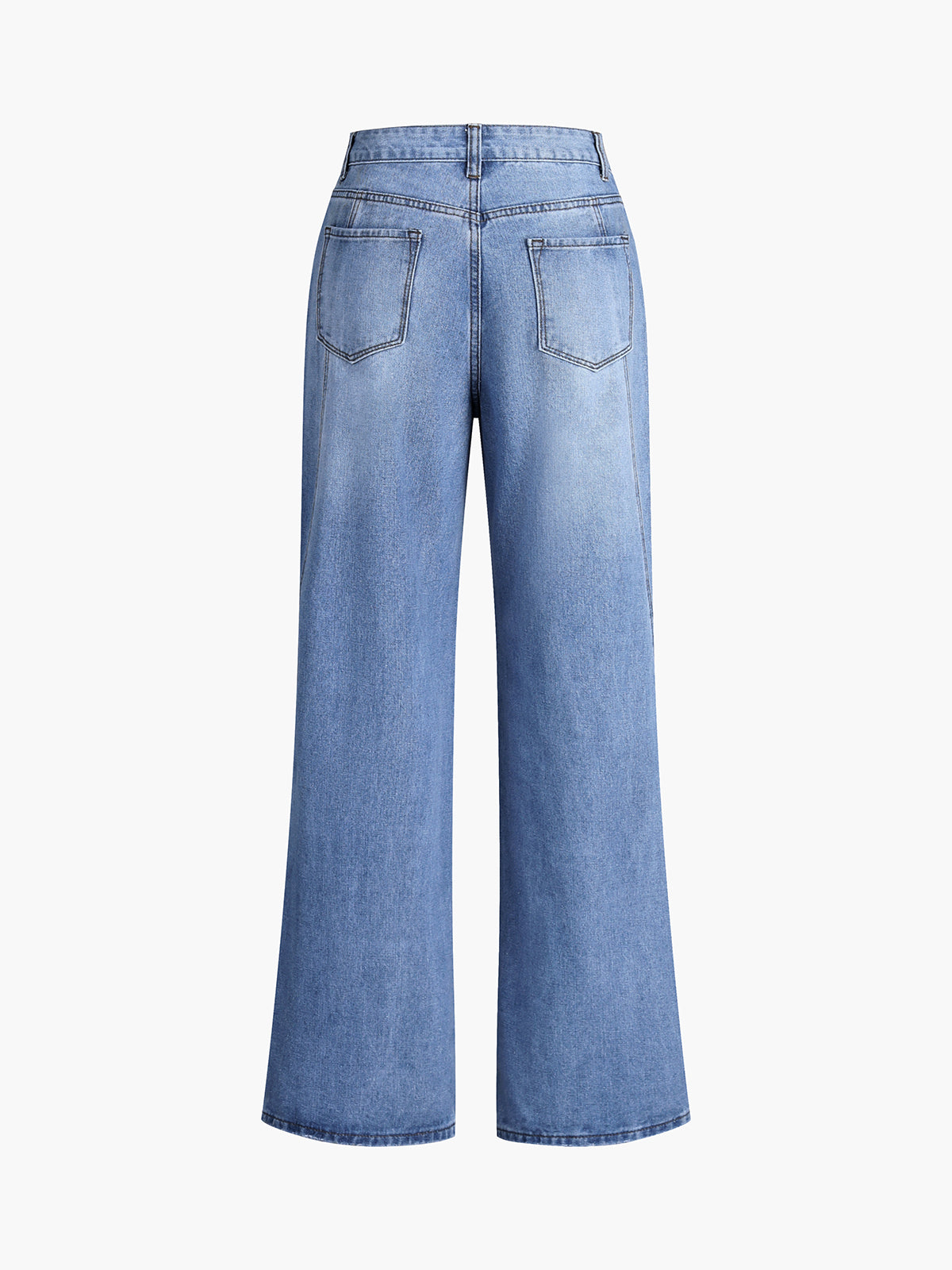 Vintage jeans met rechte pijpen