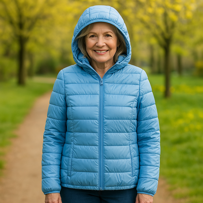 Metta Gewatteerde Jas | Babyblauw