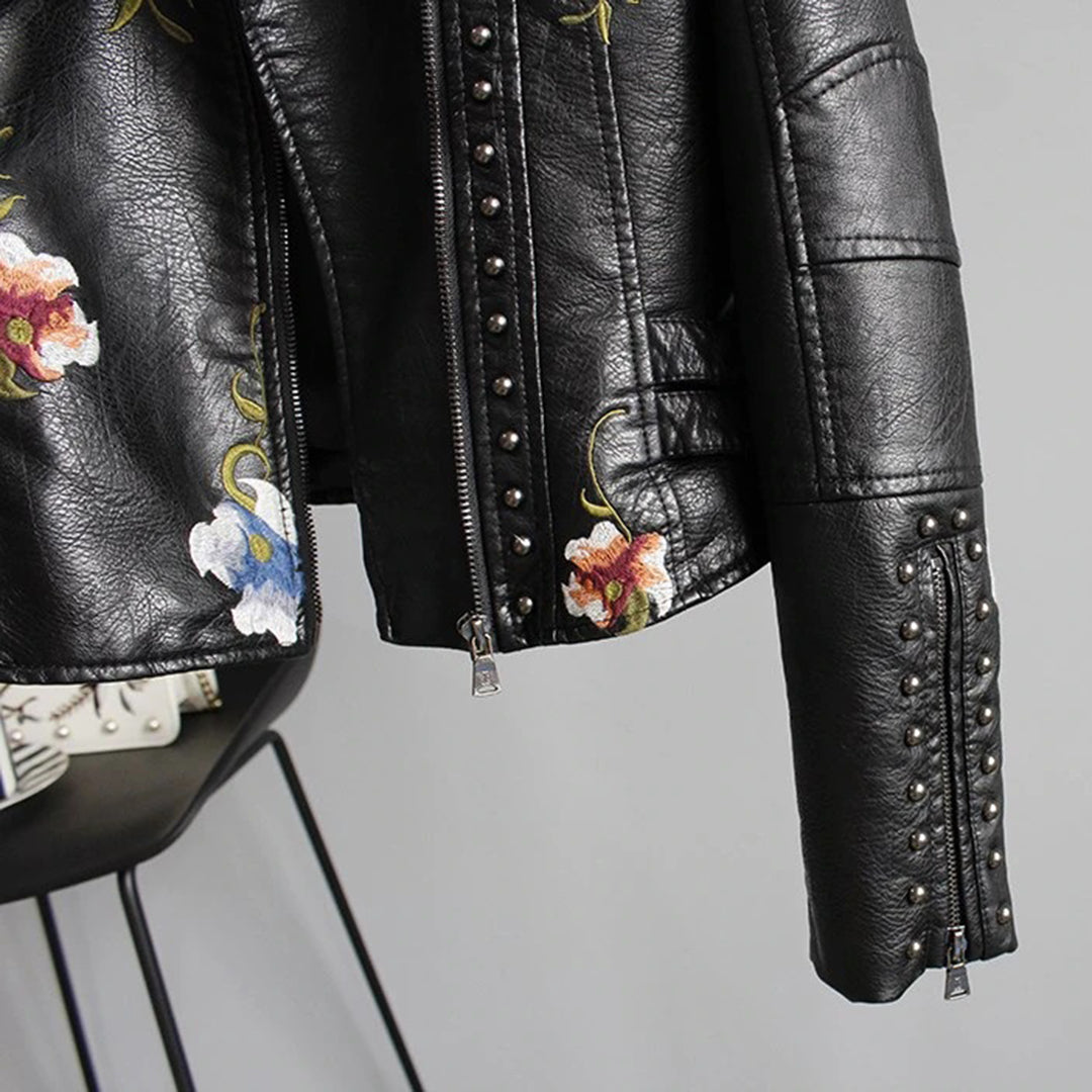 ALISON - Damesjack met bloemen