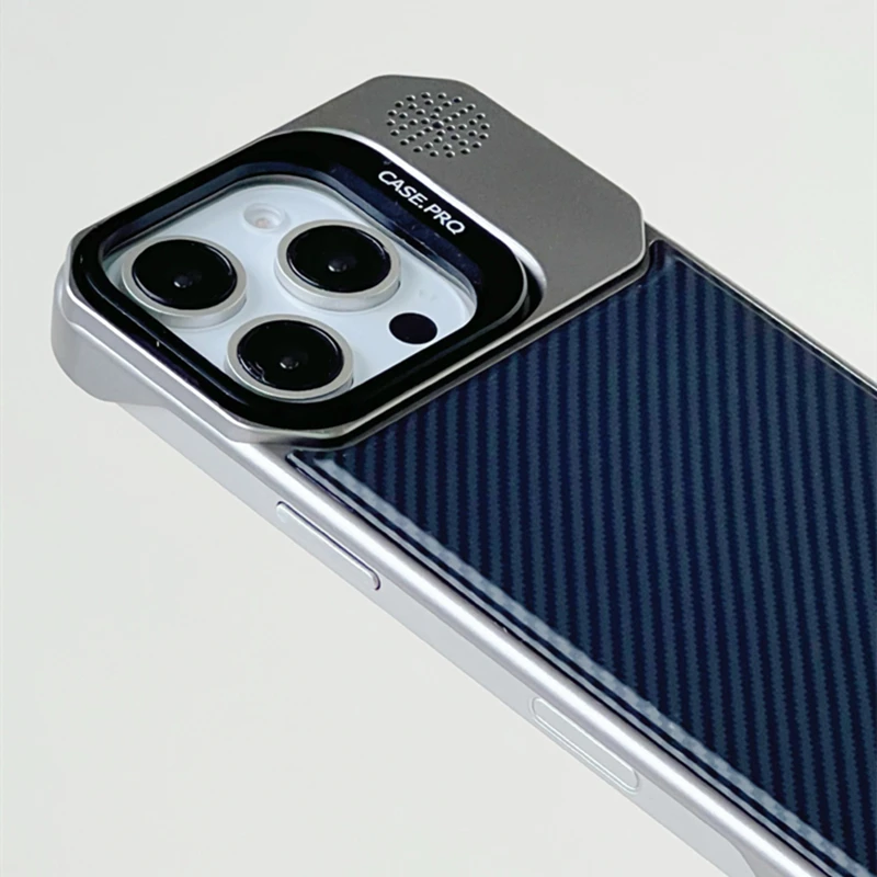 Titanium Carbon MagSafe iPhone hoesje