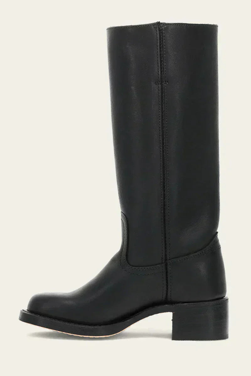 Kniehohe Stiefel mit Schmaler Passform und Strukturierter Sohle