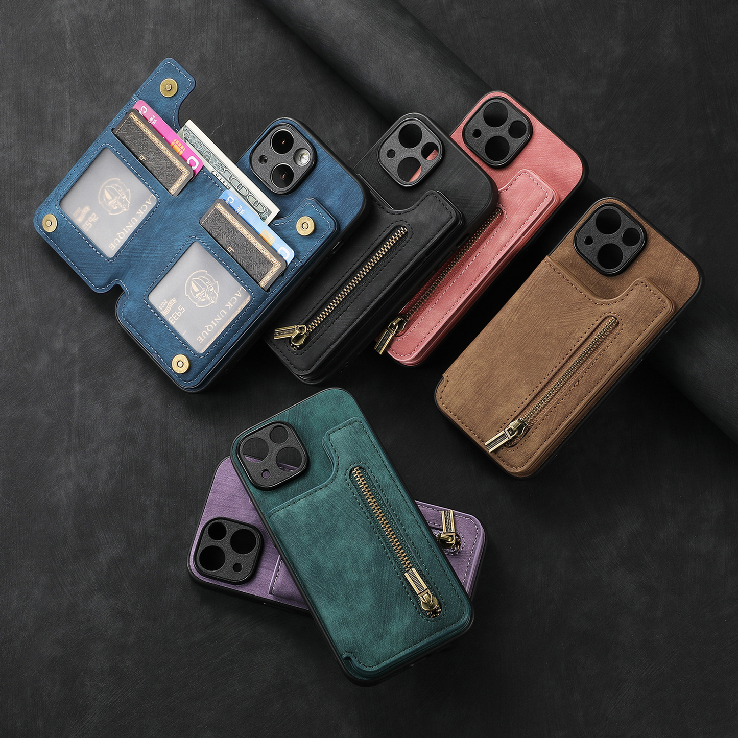 Heritage Leather iPhone Portemonneehoesje