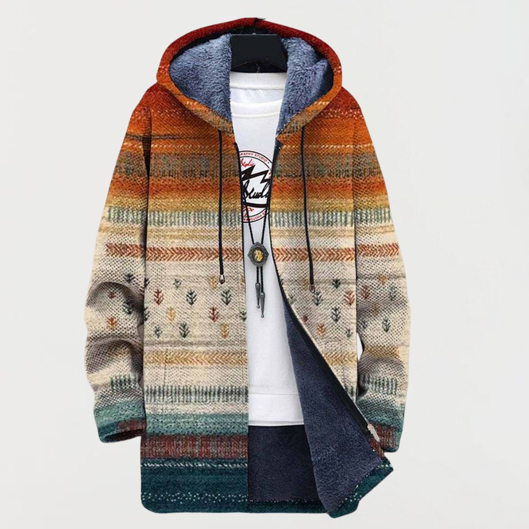 Ava | Autumn Stripes Hoodie