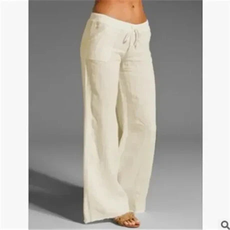 Edith | Comfortabele Broek met Trekkoord en Relaxte Pasvorm
