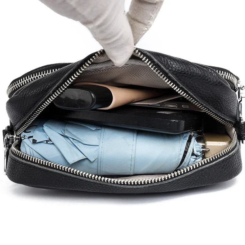 Talia | Elegante Leren Schoudertas