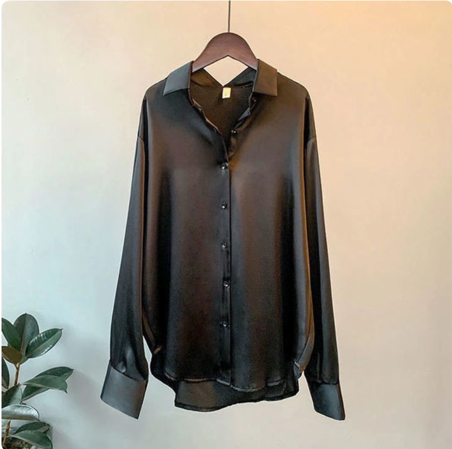 Lindy | Satijnen Blouse