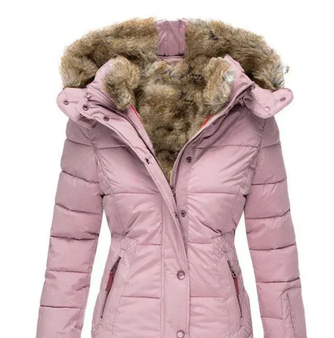 Bella - Comfortabele winterjas met teddy voering