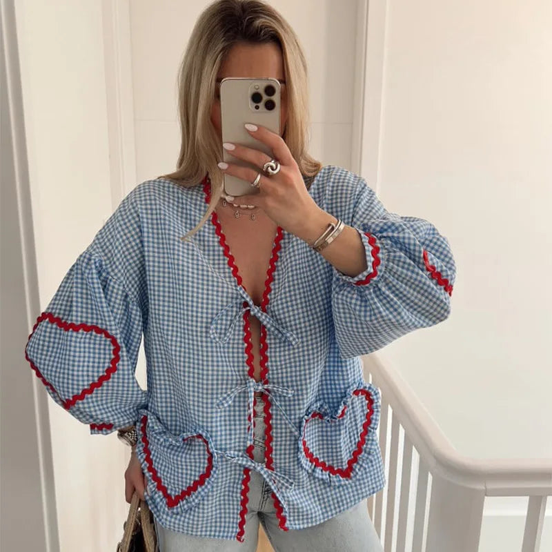 Mila™ | Hartjesblouse