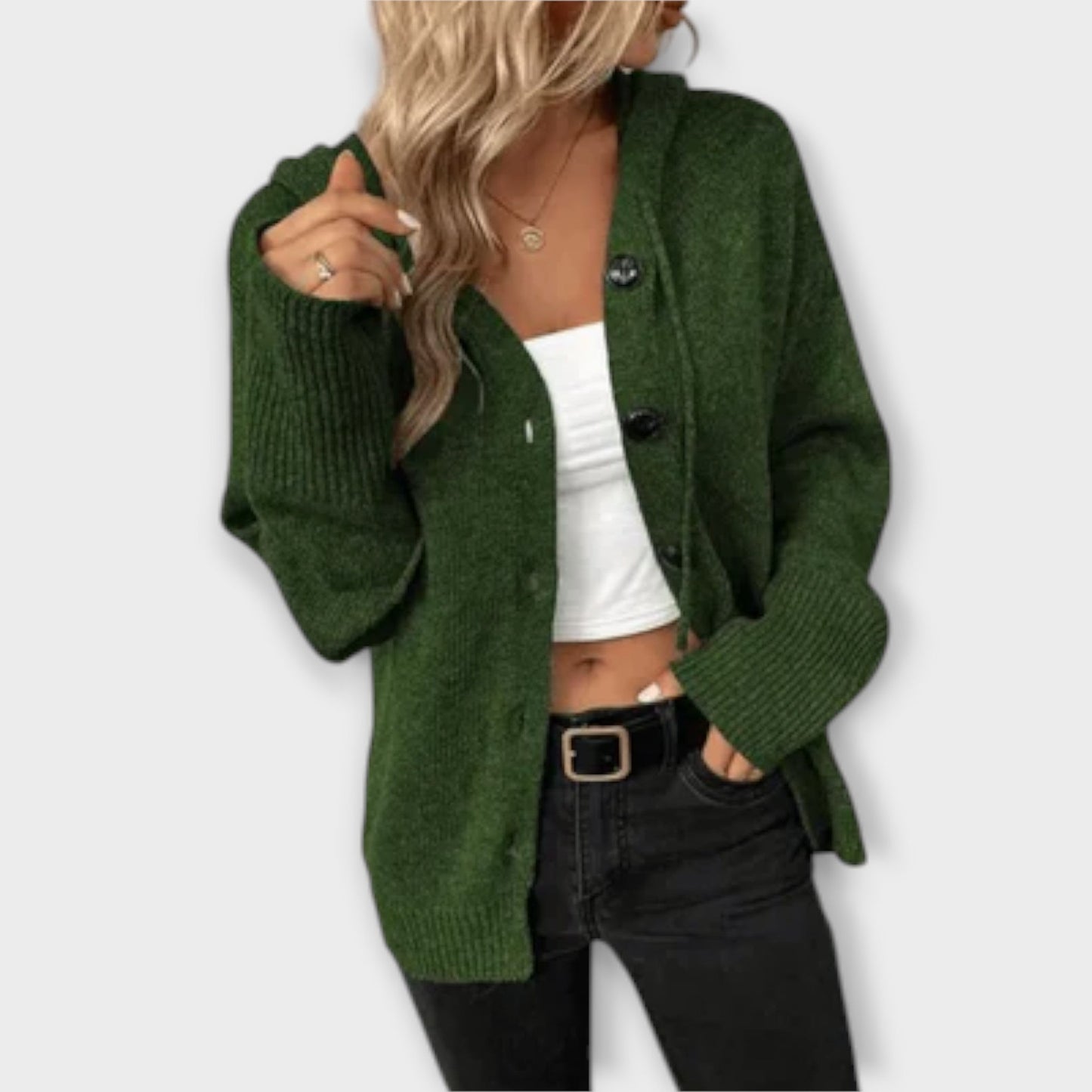 Cardigan met knopen