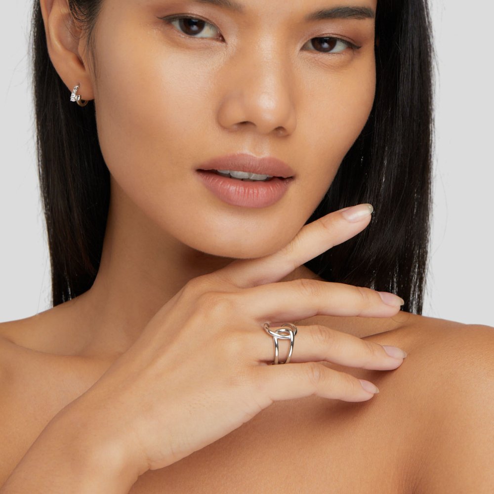 Zilveren ring Astrid
