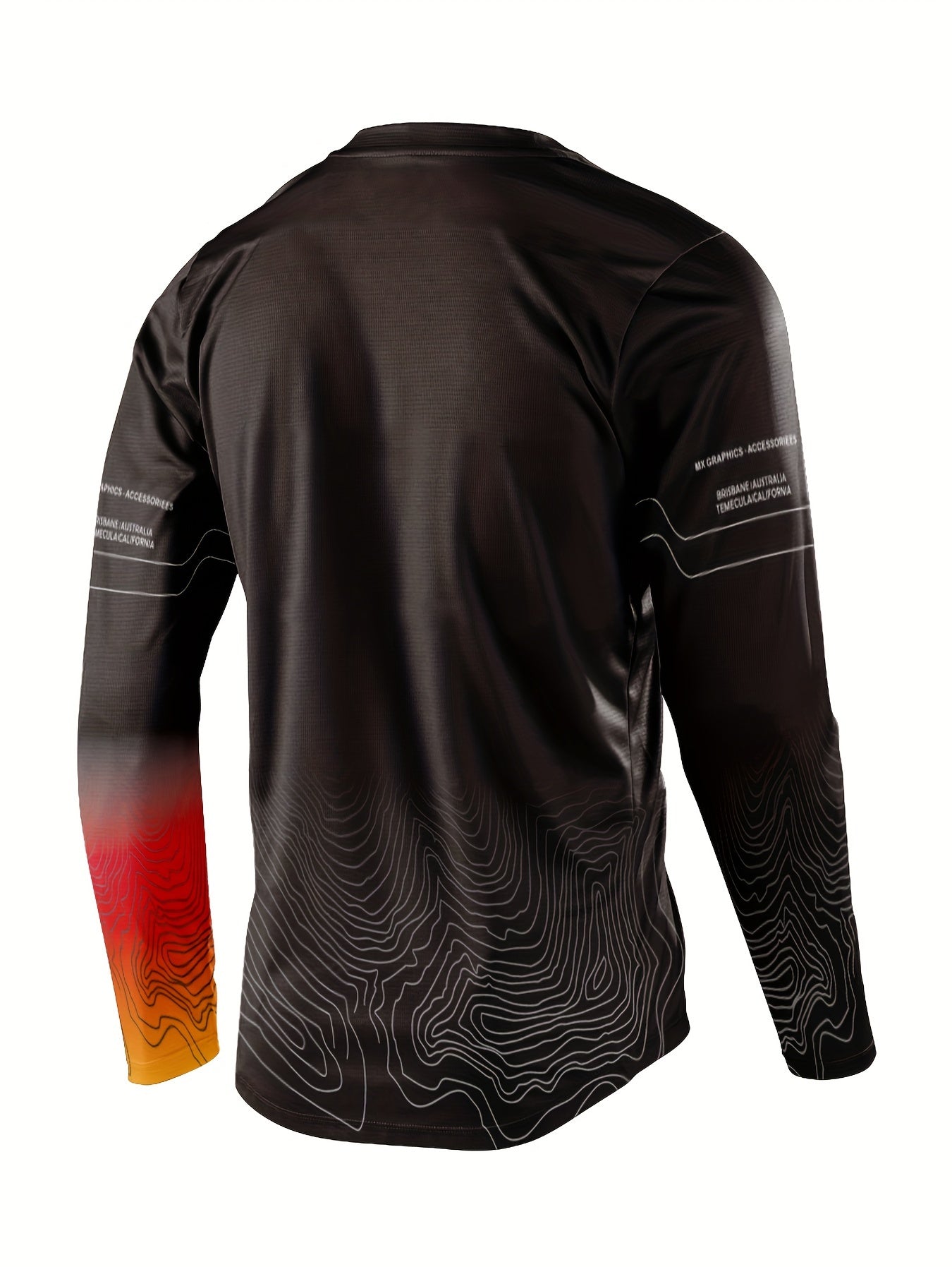 X-GODC Heren MTB Downhill Shirt Lange Mouwen