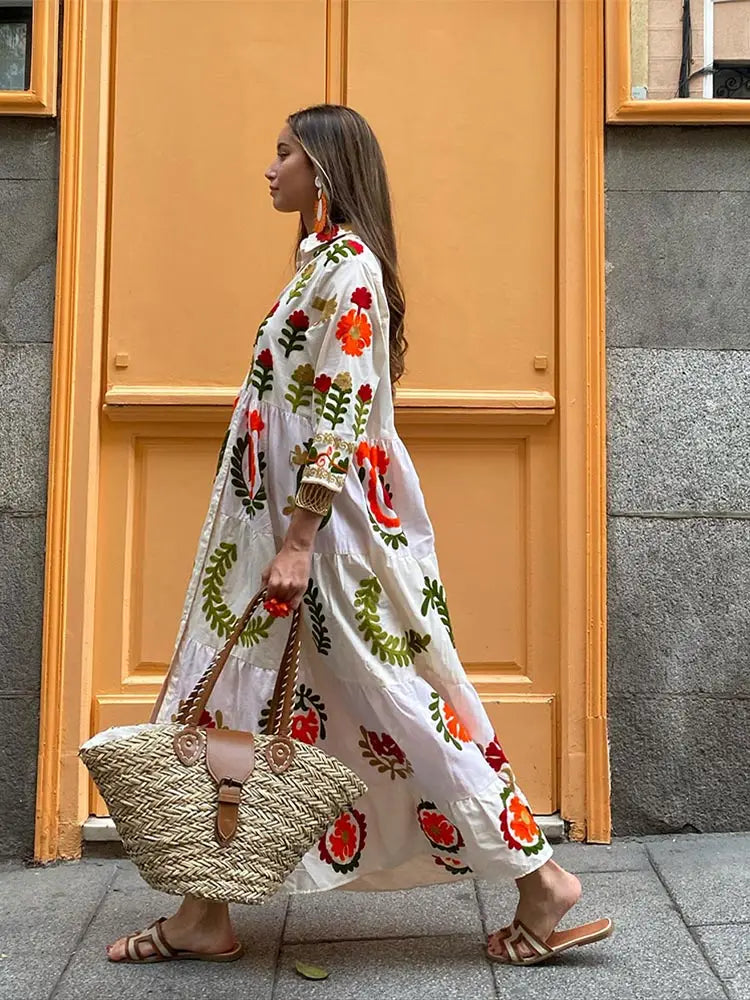 Käthe | Loose patchwork dress