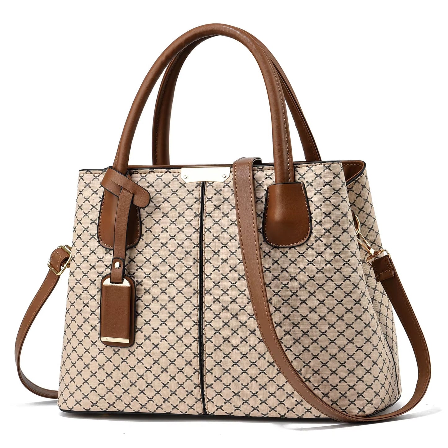Dames schoudertas met elegant geometrisch design - Amélie