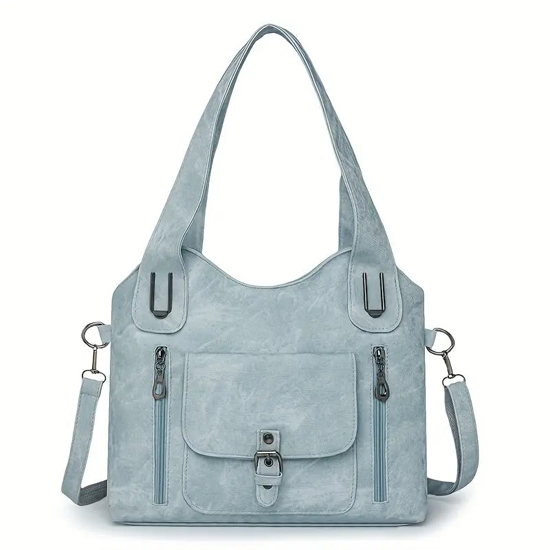 Emilias geräumige Schultertasche im Retro-Stil
