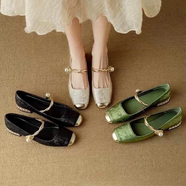 Solenza™| Mestelle Leder Mary Janes