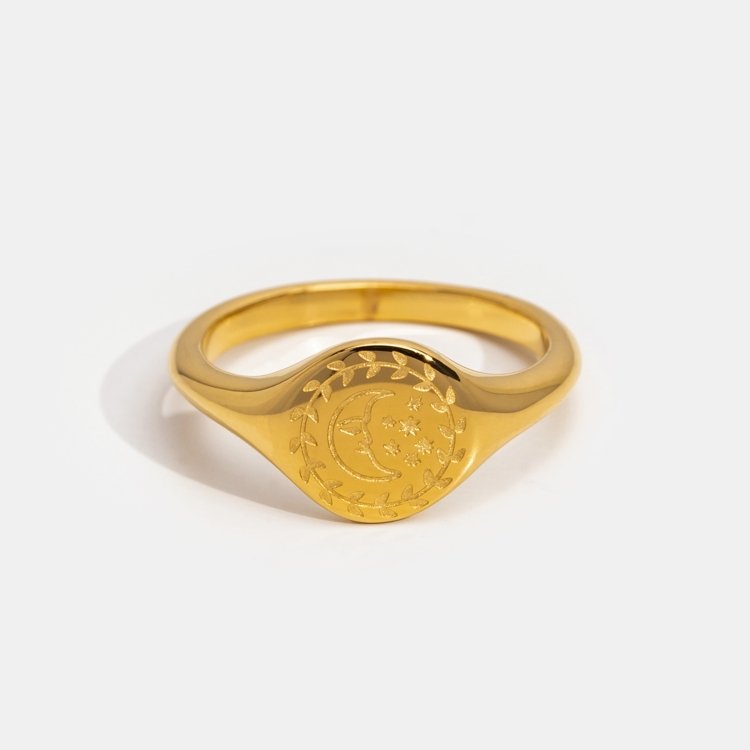 Luna gouden ring
