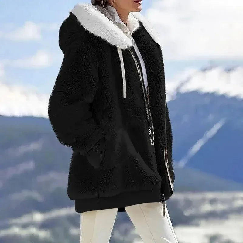 Alexa | Winterjacke mit Kapuze und Reißverschluss