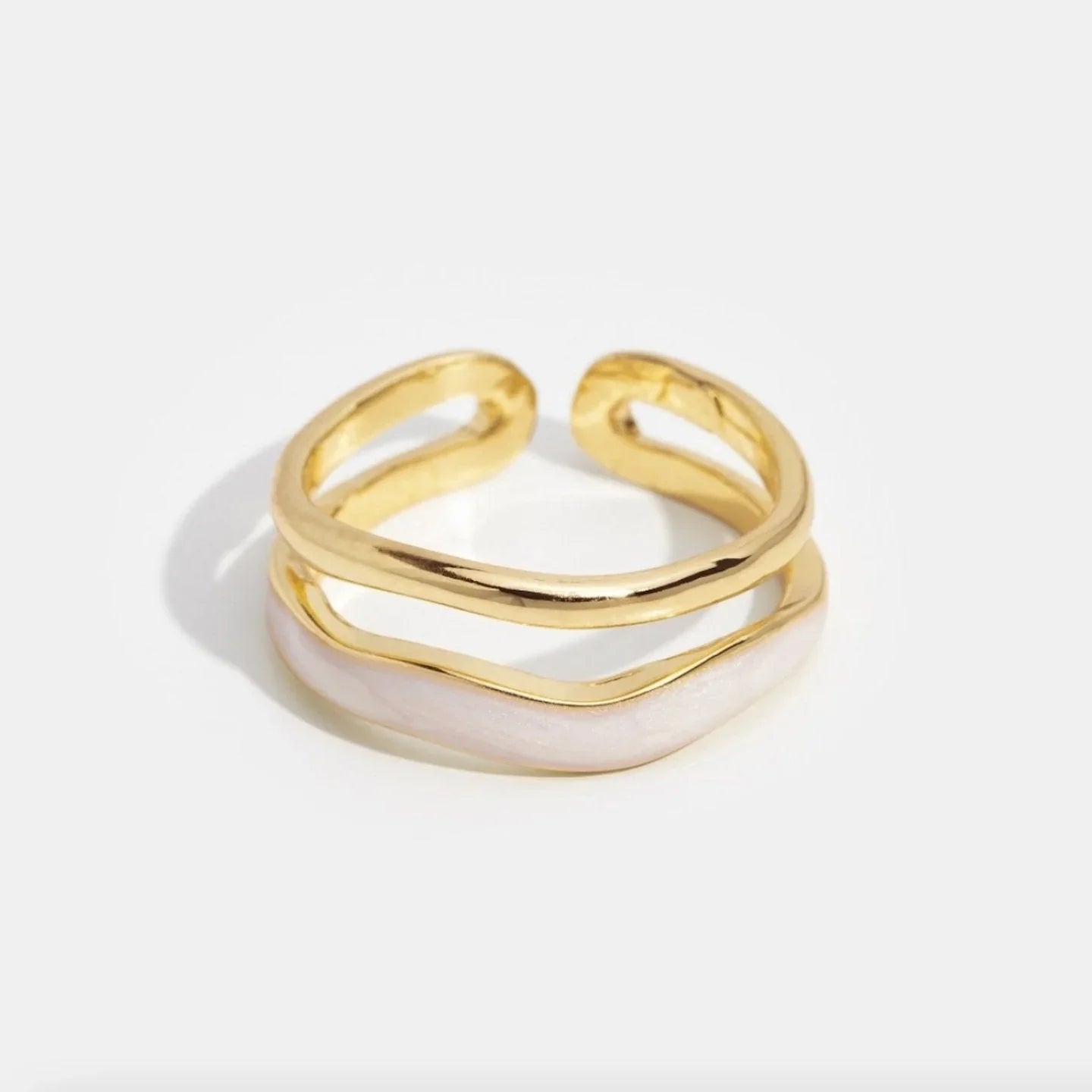 Elise™ | Skulptierter Schicht-Ring