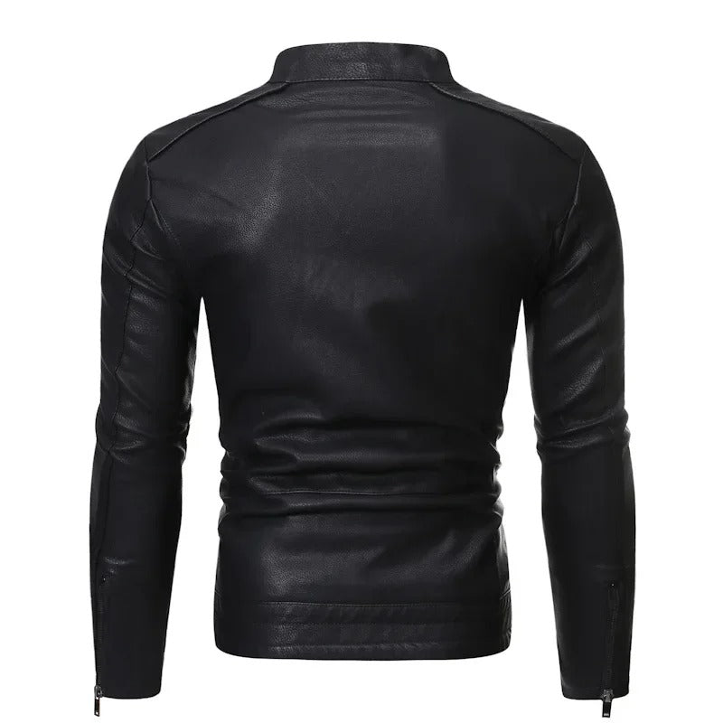 Elegante lederen jas