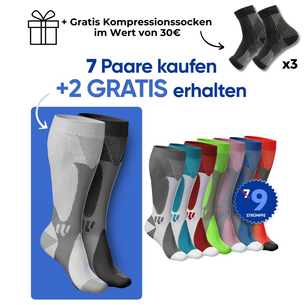 THARAH - Compressiekousen voor pijnvrije benen en voeten