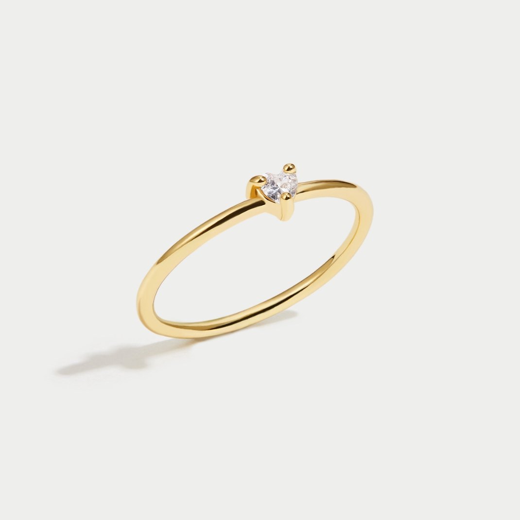 Petite bague Love Crystal Heart