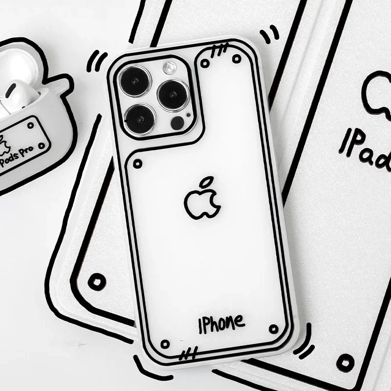 Schetskunst iPhone hoesje
