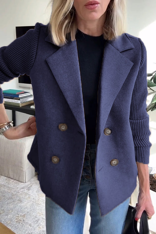 Amelia™ | Schicker Blazer mit Strickärmeln