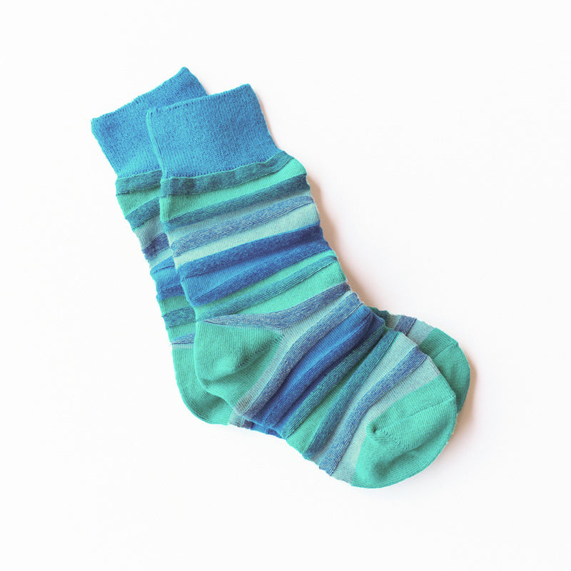Chaussettes À Rayures Colorées