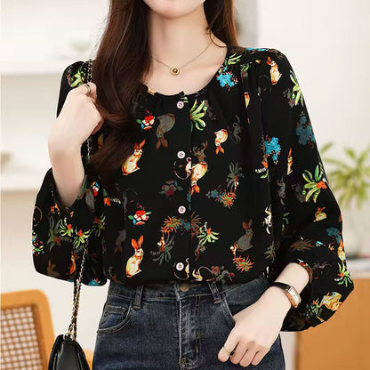 Willow Blouse met lange mouwen