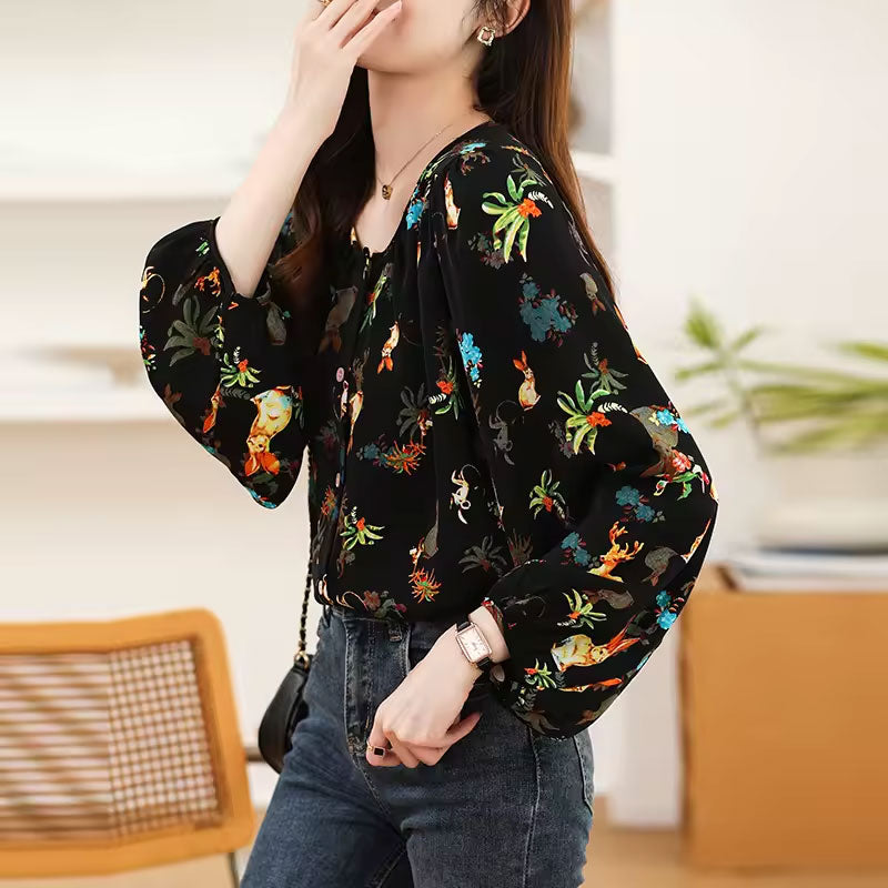 Willow Blouse met lange mouwen