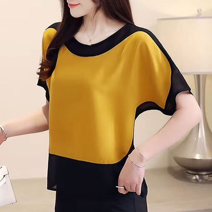 Ruby Contrast T-shirt met korte mouwen