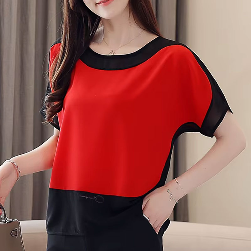 Ruby Contrast T-shirt met korte mouwen