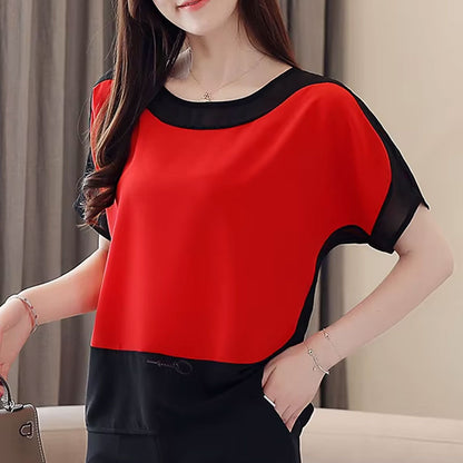 Ruby Contrast T-shirt met korte mouwen