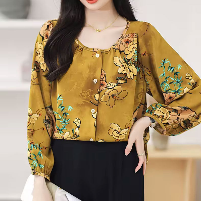 Abigail Blouse met lange mouwen