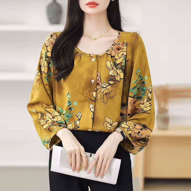 Abigail Blouse met lange mouwen