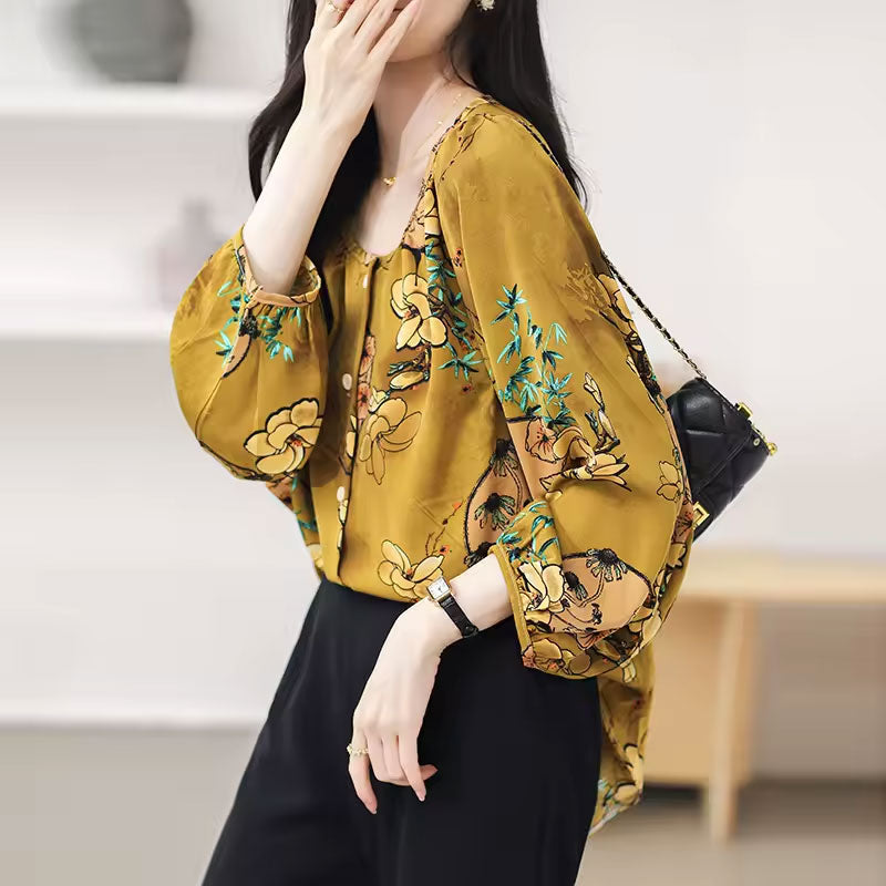 Abigail Blouse met lange mouwen